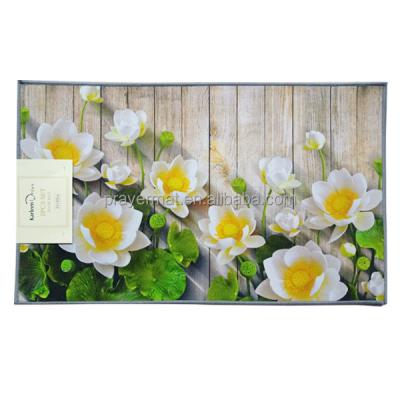 China Factory Supplier Wholesale Cheap Price 3D Non-Slip Digital Photo Printed Polyester Anti-Slip Door Mat For Entrance Home Use for sale