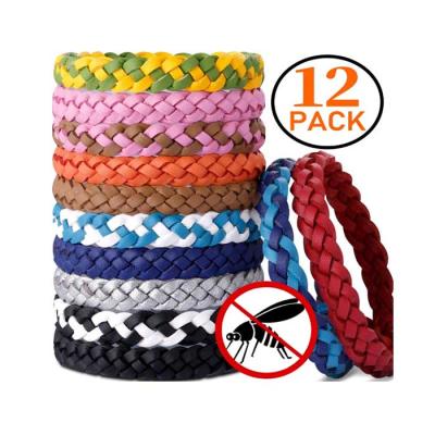 China Durable Insect Repellent Wristband, Leather Mosquito Repellent Bands Pest Control For Babies Kids Adults for sale