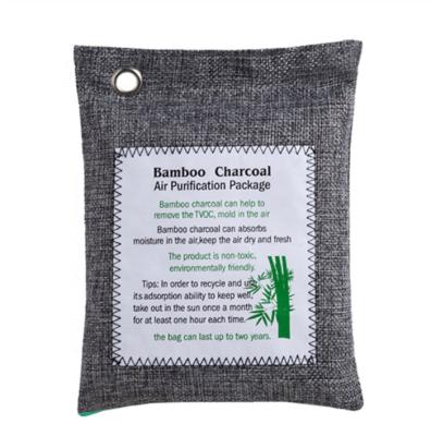 China Remove Smell Bamboo Charcoal Air Purifying Bags, Activated Carbon Smell Damper Bamboo Charcoal For Car, Closet, Basement for sale