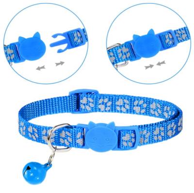 China Cat Collars Reflective Breakaway with Bell, Kitten Collar Reflective Nylon Safety for sale