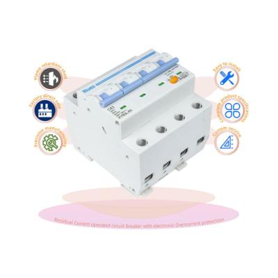 China Earth Leakage Protection RCBO Leakage Circuit Breaker C63 Circuit Breaker Single Pole Rcbo With Rcbo 2P 30Ma for sale