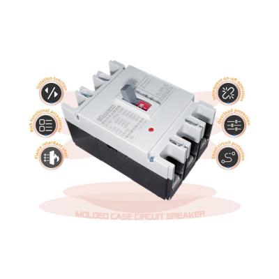 China Circuit-Breaking MCCB Circuit Breaker 3Pole 400A Mccb Prices 100A Cast Case Circuit Breaker Mccb Circuit Breaker With Intertek CB Approval for sale