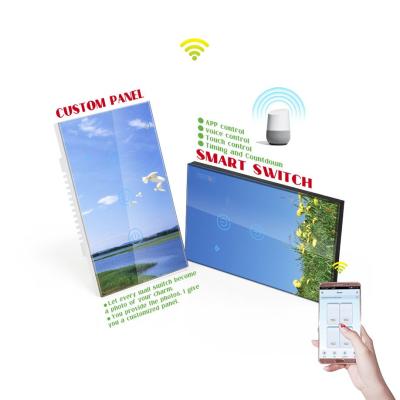 China Smart Home System Wholesale China Switch 3 Gang Smart Switch Glass Panel Switch Smart Home Products for sale