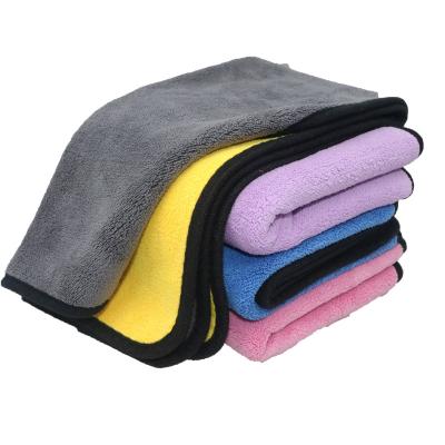 China Car Cleaning Car Cleaner 200 Pcs / Unit Car Wash Two Color Towel Stabilized Car Cloth Absorbent Thickened Special Non-linting Cloth for sale