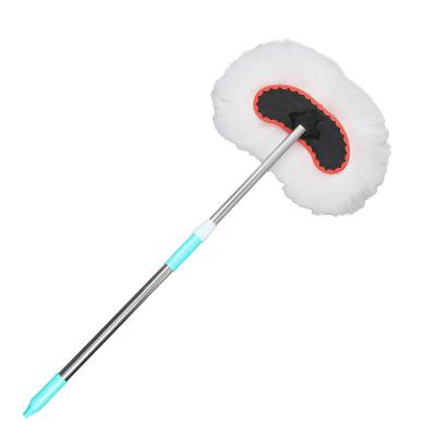 China Scrub Car Scrub Car Supplies Milk Car Wash Brush Retractable Soft Handle Dusting Broom Long Bristle Cleaning Tool for sale