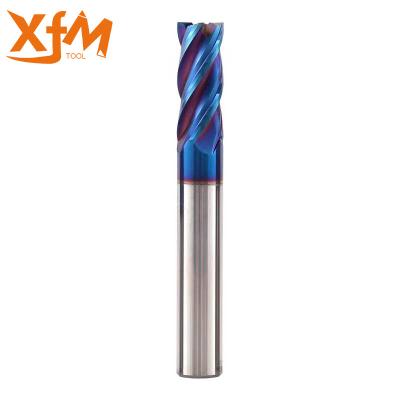 China Ultra fine granular raw materials have good wear resistance 65 grade tungsten milling cutter steel edge 4 flat bottom coated tungsten alloy combined milling steel cutter for sale