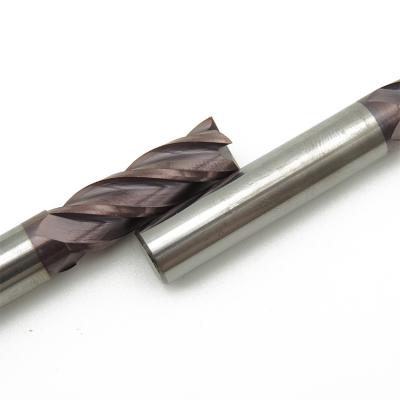 China Solid Metal Drilling Carbide CNC Slot Milling and Drilling Cutter 4 Edge End Mills Slot Mills Tungsten Carbide End Mills for Machine Tools for sale