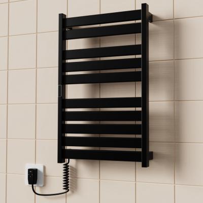 China Heater Square Bar Chrome Towel Rails Steel Rail Electric Towel Rail for sale