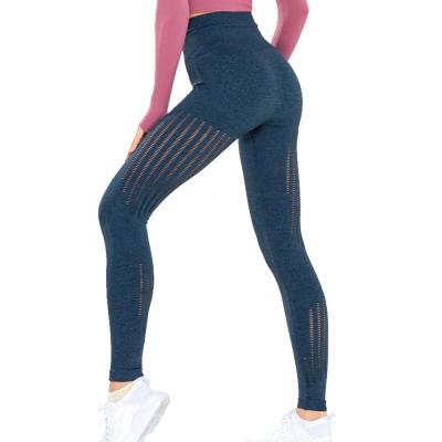 China Womens Workout Breathable Fitness Gym Breathable Sports Wear High Waist Seamless Yoga Leggings Crac! crack! for sale