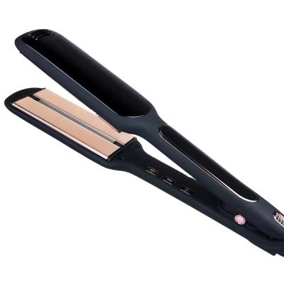 China Adjustable Heat Infrared Settings Hair Straightener Fast Heating Flat Iron Hair Straightener for sale