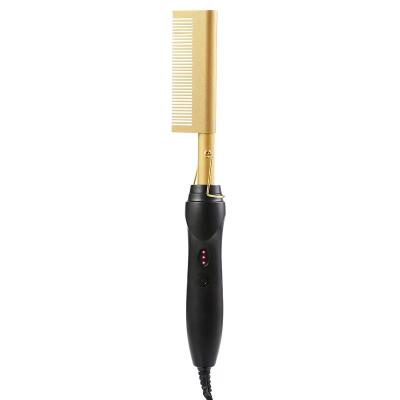 China Electric Styling Hair Brush Comb Barbs Straight Hair Comb Hair Straightener for sale