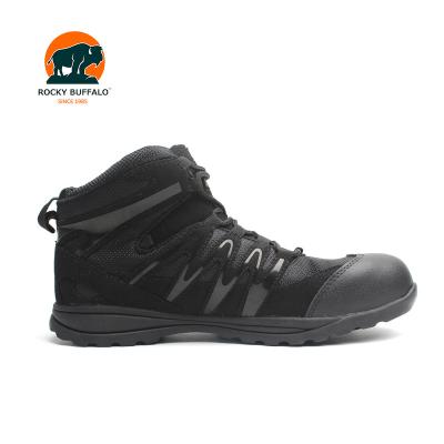 China Oilfield Rocky Buffalo Suede Leather Factory Supply Direct Wholesale Sport Style Hot Selling Safety Shoes for sale