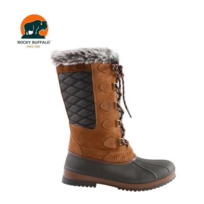 China Rocky Buffalo Canadian Snow Boots Rubber Rain Boots Waterproof Cold Protection Boots Tall Boot for sale