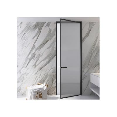 China Custom size environmental protection modern glass door factory direct sale cheap style bathroom door for sale