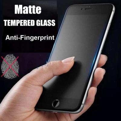 China Durable 10 in 1 Full Package AG Glue Matte Frosted Tempered Glass For iPhone 11 12 13Pro Max, Black Screen Protector Glass For Phone for sale