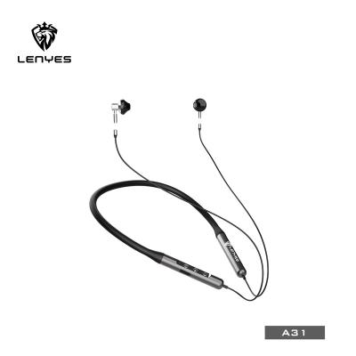 China New Product LENYES A31 2in1 Neckband Set Wireless Heasset And Magnetic High Fidelity Earphone BT 5.0 Collar In-Ear Earbuds for sale