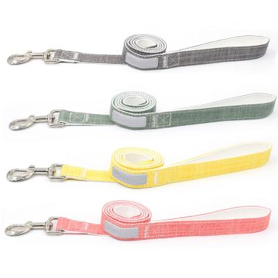 China Wholesale Logo Printed 4FT Durable Pet Lead Padded Dog Walking Leash for sale