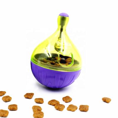 China Viable High Quality Indoor Snack Escape Ball Bell Training Dog Cat Toy for sale