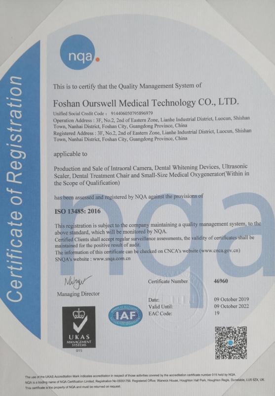 ISO 45001 - Foshan Ourswell Medical Technology Co., Ltd.