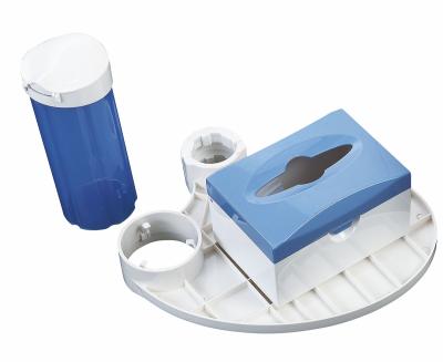 China Plastic Wholesale Dental Supplies Tissue Box Cup And Bucket Assembly 3 In 1 Customizable Color Matching for sale