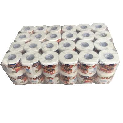 China Bath Tissue Roll Custom Paper Roll Bathroom Toilet Paper Bamboo Tissue Paper for sale