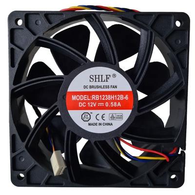 China Long Life RB1238H12B-6 Ethereum 12038 DC12V 0.58A 847 Platform Chassis Large Air Volume and Heat Dissipation Silent Fan for sale