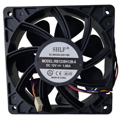 China Brand New Long Life RB1238H12B-6 12038 12V 1.6A Ethereum 120*120*38MM Large Air Volume And Chassis Fan Fan for sale