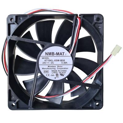 China Large Long Life 4710KL-05W-B50/B59 12025 DC24V 0.38A 12CM 120*120*25MM Air Volume Fan and Frequency Converter Heat Dissipation DC Fan for sale