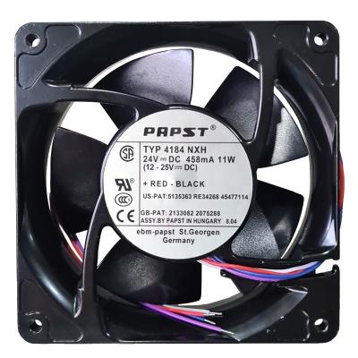 China Long Life 12038 DC24V 458mA 11W 4184NXH/NXHR 12cm Big Aluminum Frame Fan 120*120*38MM Air Volume And Frequency Converter Fan for sale