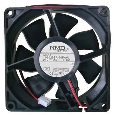 China Long Life 8025 DC24V 0.15A 80*80*25MM Inverter Fan 08025SA-24P-AU Large Air Volume and DC Axial Heat Dissipation Fan for sale