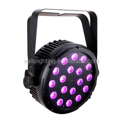 China Led Flat Par Can Vello Led Power Flat Par Can Light (LED Par 18 6in1 Elf) for sale