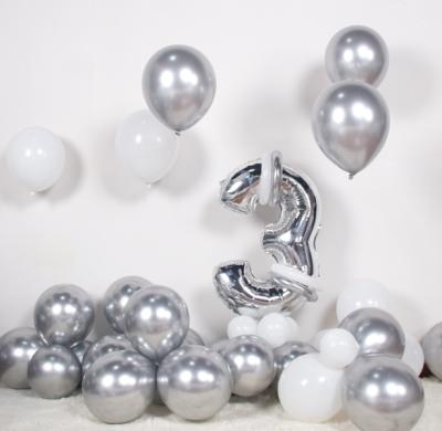 China Party Decoration Factory Wholesale Custom Metal Series Balloon Arch Balloon Silver Chain Suitable for Wedding Party Decoration for sale