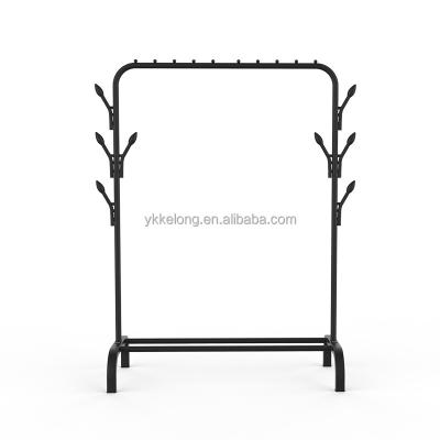 China Free Entry Foldable Coat Rack, Heavy Duty Coat Hanger Tree Rack Clothing Garment Rack for sale