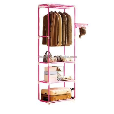 China (Other) Multifunctional Adjustable to Hanging Hats, Clothes, Handbags Bedroom Coat Rack Commodity Shelf for sale