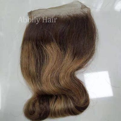 China Cheap Body Wave Double Drawn Funmi Hair Bundles With Closure Bouncy Curly Raw Brazilian Hair 100% Virgin Hair Human Hair Extension for sale