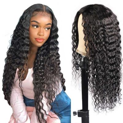 China Wholesale Deep Wave Human Hair Wigs Deep Wave 5X5 Lace Closure Wig,Many Style Brazilian Virgin Hair Front Lace Front Wigs for sale