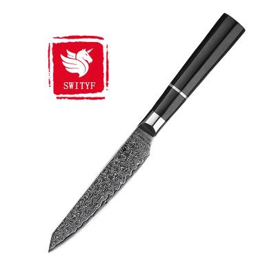 China DTYT Damascus Viable Custom Empty Blade Knife Kitchen Knife Blank Serving Blade for sale