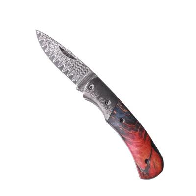 China Swivel Damacsue VG-10 Open Steel 67 Seat Knife For Camping Outdoor Survival Pocket Folding Knife for sale