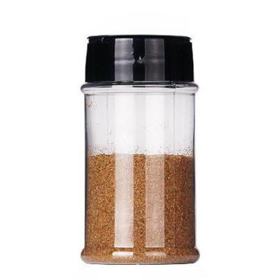 China YiHai Spice Jar 80ML Plastic Viable Pet Container With Flip Top Lid Round Plastic Spice Bottle Herbs Powders Seasoning Shaker for sale