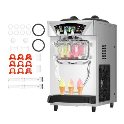 China High Quality Soft Frozen Yogurt Flavors Snack Factory Control 3 Commercial Ice Cream Machine for sale