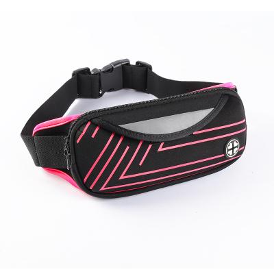 China Teenager Waterproof Mini Man Waist Bag Unisex Printing Eco-friendly Slim Running Belt Custom Made Sports for sale