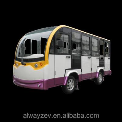 China Electric Shuttle With Door 11 Seats AW6112KF 640kg for sale