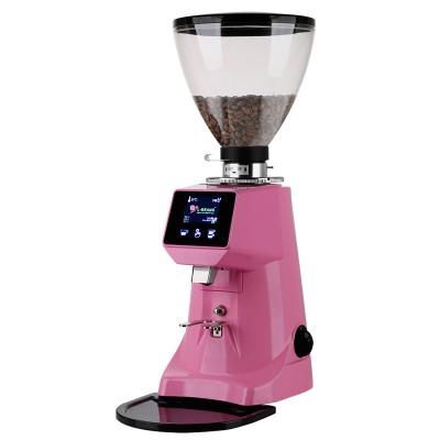 China Portable Coffee Household Stainless Steel Coffee Bean Grinding Grinder Electronically Controlled Quantitative Coffee Grinder for sale