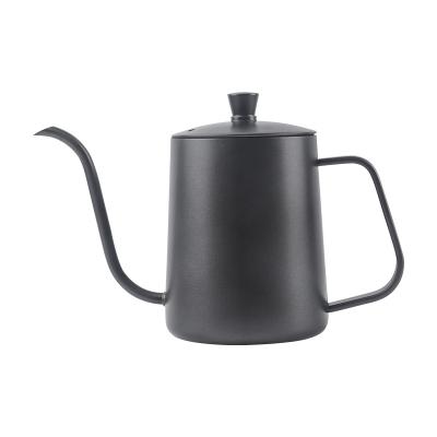 China Amazon Hot Sales 600/350ml Hand Drip Coffee Kettle Pot 304 Stainless Steel Coffee Viable Pot for sale