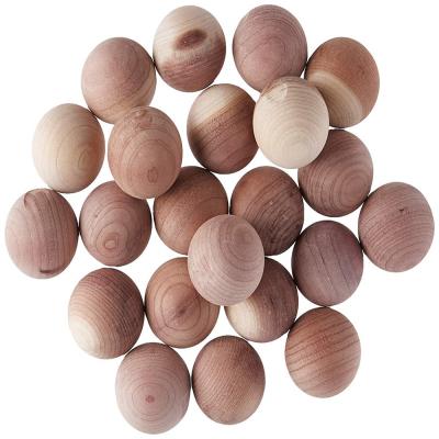 China Wooden Cedar Shoe Balls With Fresh Scent for sale