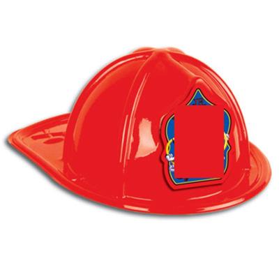 China Custom Imprinted Plastic Fire Chief Hats for sale