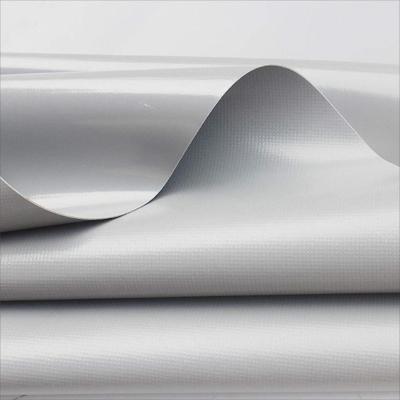 China 800gsm Glossy Pvc Coated Tarpaulin / Inflatable Tents Plastic Tarpaulins Fabric for sale