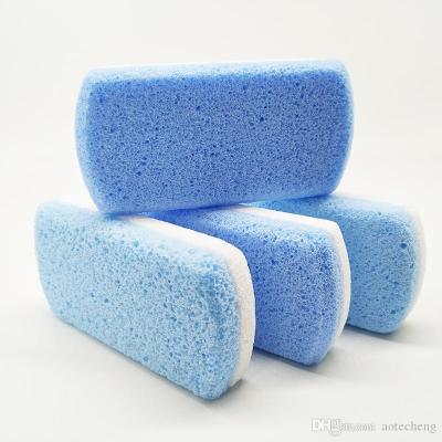 China double color Foot Pumice Sponge Stone Foot Callus Exfoliate Hard Skin Remove Pedicure Scrubber Feet Pumice Stone Pedicur for sale