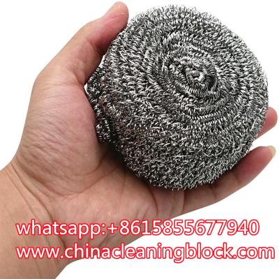 China Stainless Steel Heavy Weight Scouring Pads - 12/Pack for sale