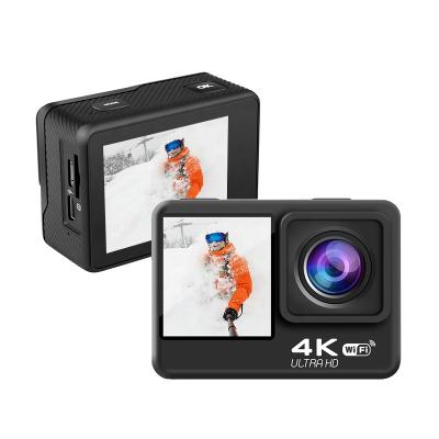 China New Arrival Dual Function Screen Action Camera 4k 60fps EIS wifi 30m Waterproof and Sports Action Recording Camera For Outdoor for sale